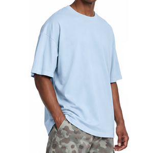 Camiseta Extra Grande Personalizada, Transpirable, de Algodón, a la Moda, Marca Privada, Fabricante de Ropa al por Mayor, OEM, ODM - Product Image 4