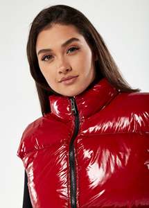 Hot Sale Waterproof Quilted Padded Sleeveless Vest <b>Jacket</b> Breathable Winter Women's <b>Puffer</b> Customized Casual Knitted Stand - Product Image 4
