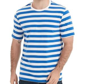T-shirt décontracté en polyester tricoté respirant à col rond et manches courtes surdimensionné pour homme avec logo frontal - Product Image 2
