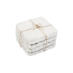 Ensemble de dessous-de-verre en marbre écologique élégant, durable, lavable, tapis et coussinets en pierre naturelle pour un usage cadeau - Product Image 3