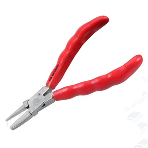 Pince demi-ronde de 6 pouces avec mâchoires en nylon pour branches et montures de lunettes, outil de réparation et d'ajustement de montures de lunettes - Product Image 1