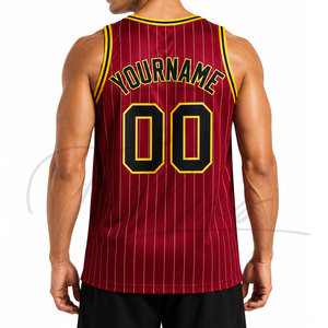 Maillot de basket-ball personnalisé, maillot de basket-ball pour hommes, maillot de basket-ball respirant sublimé - Product Image 2