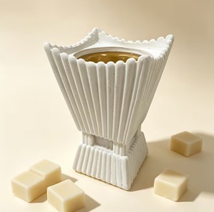 Brûleur à Bakhoor en résine blanche de luxe, Mabkhara, brûleur à encens arabe Oud, décoration parfumée pour la maison - Product Image 2