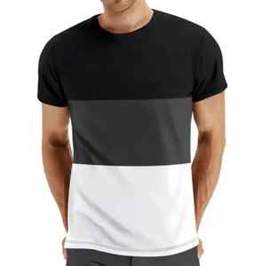 Camiseta de verano de manga corta, moderna, juvenil, estilo urbano, con logo personalizado, 100% algodón fresco. - Product Image 6