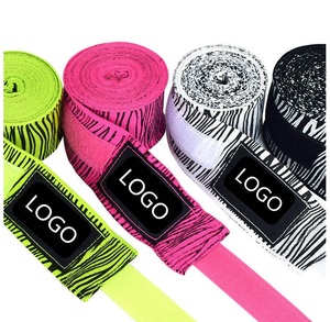 Vendas de Boxeo de Última Tendencia: Las Mejores Vendas Elásticas, Transpirables y Duraderas con Cierre de Gancho y Bucle, Impresión de Logotipo Personalizado, Tamaños Personalizados - Product Image 1