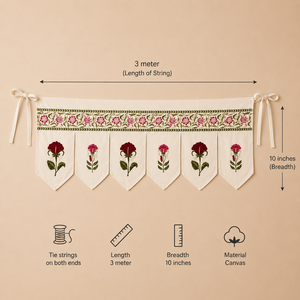Banderines de Tela con Estampado Floral en Forma de Arco Personalizados, Banderas Decorativas para Bodas, Baby Showers, Decoración del Hogar - Product Image 4