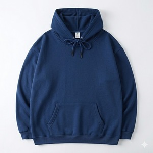 Sudaderas con Capucha Extra Grandes para Hombre, Personalizadas con Logotipo Bordado, Suministro ODM, 100% Algodón, Gruesas, Ecológicas - Product Image 2