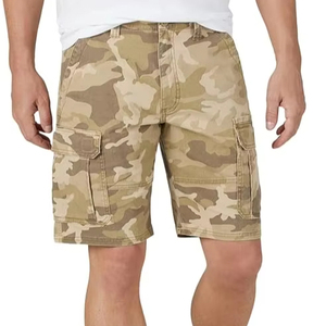 Pantalones Cortos Cargo de Cintura Media para Hombre, Estampado de Camuflaje, Algodón y Spandex, Casuales, Verano, Venta Directa de Fábrica, Logotipo Personalizado OEM - Product Image 1