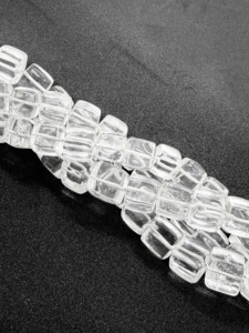 Natural <b>Crystal</b> Quartz Box Shape Gemstone <b>Beads</b> Strand Manufacturer Supplier Wholesale Clear Quartz <b>Beads</b> Jewelry Making - Product Image 2