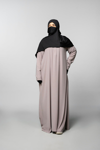 Hooded Midi Muslim Abaya Women Modest Islamic <b>Dress</b> Solid Color <b>Long</b> Sleeve Regular Fit Polyester Daily Wear Middle East Style - Product Image 2