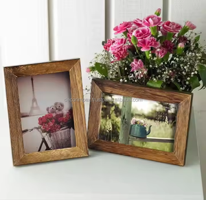 Cadre photo en bois naturel personnalisé Cadres photo Décoration de la maison Décoration Photos de mariage et décoration de table - Product Image 2