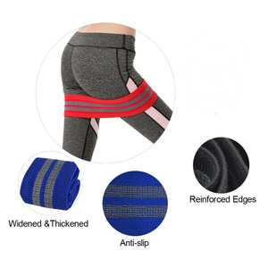 Ensemble de bandes de résistance GAF personnalisées en tissu élastique antidérapant pour exercices de fitness, mini bandes Thera Loop - Product Image 6