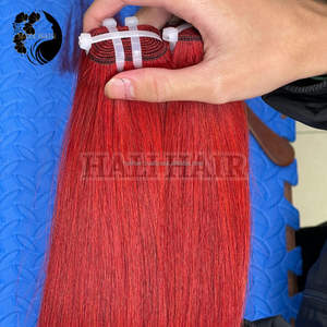 100% Extensions de cheveux Remy humains de haute qualité trame vietnamienne cheveux raides Super Double extrémités dessinées soyeux aucune perte teints - Product Image 4