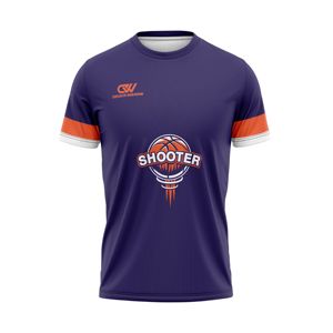 OEM Custom Design Your Own Basketball Shooting Shirt 100%Polyester Short Sleeve Free Mockup Team Jersey Sublimation Wholesale - Product Image 1