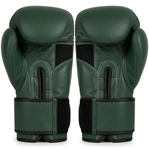 ถุงมือชกมวย MMA หนัง PU สีเขียว พร้อมสายรัดข้อมือปรับได้ ถุงมือฝึกซ้อมน้ำหนักเบา ระบายอากาศได้ดี สำหรับผู้ใหญ่ - Product Image 4