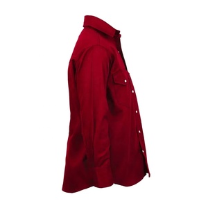 Camisas Resistentes al Fuego de Talla Estadounidense, Uniformes de Seguridad de Campo Resistentes a Arco Eléctrico, Alta Visibilidad, Certificación CE, Algodón, MOQ Bajo, Ropa de Trabajo Profesional - Product Image 4