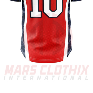 Camiseta de Béisbol a Rayas con Número de Equipo y Diseño Impreso Personalizado, Camisetas de Béisbol con Transferencia Térmica Impresas Personalizadas al por Mayor - Product Image 2