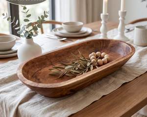 Handmade Premium Eco-Friendly Charger Plate Crafted Mango Wood Featuring Elegant Decorative Resin Emerald Finish Rustic - Product Image 1