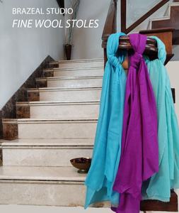 Nouvelle arrivée de l'étole pour femme en lin à impression numérique modale pour la saison d'automne - Product Image 2