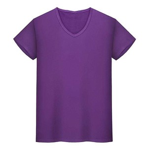 T-shirt pour homme à col en V, coupe ajustée, coton léger, coupe moderne, tee-shirt décontracté, toucher doux et confortable, vêtements de mode américaine pour tous les jours - Product Image 3