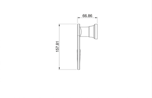 Modern Matte Black Wall-Mounted Bathroom <b>Hand</b> <b>Towel</b> Ring - Product Image 2