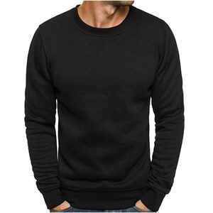 OEM Free Sample Wholesale Blank hoodie for Men Unisex 100% Cotton Men Gym Fitted Crew Neck Sweatshirts Men's oversize sweatshirt - Product Image 2