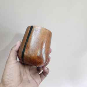 Verres à whisky en bois carbonisé naturel, style ancien, pour hommes – Cadeaux très demandés – Tasses à lait et à bourbon carbonisées - Product Image 3