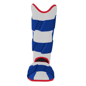 Protège-tibias de baseball de haute qualité pour jeunes et adultes, équipement de sécurité en cuir, logo entièrement personnalisable, protège-jambes de baseball - Product Image 3