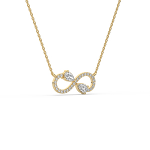 Elegant 0.71Ct Lab Grown Diamond <b>Pendant</b> Unique Lightweight Pear Brilliant Cut 14KT 10KT <b>Gold</b> Jewelry Luxury Design - Product Image 4