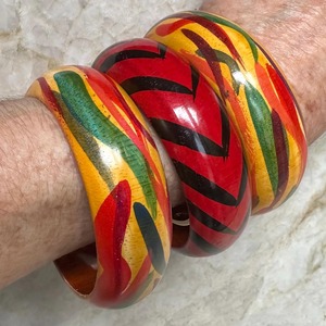 Meilleur prix, bracelet Belladec tendance, léger, en bois de hêtre poli, pour femmes, bijoux de mode, fabriqué en Inde - Product Image 5