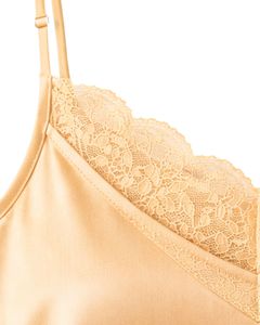 Champagne Satin Lace <b>Cami</b> Shorts <b>Set</b> Women Pajama <b>Set</b> Sexy Nightwear Sleepwear Soft <b>Silk</b> Summer Two Piece Lounge Wear Outfit - Product Image 5