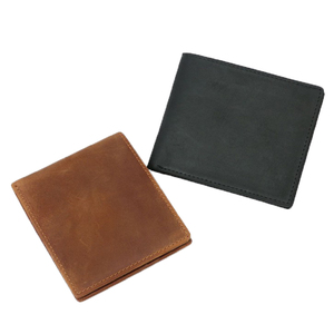 <b>Brown</b> Genuine Leather Men's Bifold <b>Wallet</b> Slim Card Holder RFID Blocking Cash Compartment Daily Use - Product Image 1