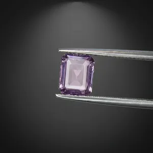 2.19 CT Spinelle naturelle de Mahenge, taille émeraude, pierre précieuse rose-violette à facettes, effet de couleur, Zehra Gems & Jewellery, pour la fabrication de bijoux - Product Image 1