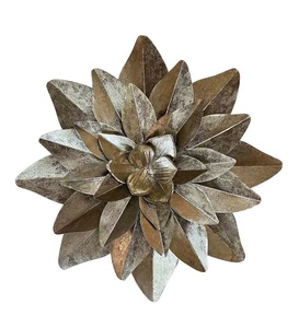 Flower Metal Wall <b>Art</b> Sun Flower Metal Wall <b>Art</b> Attention Layered Open Design Decorative Accent Wall <b>Art</b> - Product Image 1