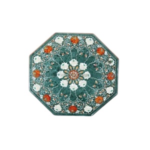 Modern Marble Inlay Convertible Coffee <b>Table</b> Top Home Use Versatile Outdoor <b>Dining</b> Living Room Focal Point Glass Wood Frame - Product Image 1