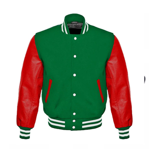 Chaqueta Varsity de Forro Polar Vegano Sostenible, Ligera, Personalizable, Elegante, Ecológica, Impermeable, Cómoda para Primavera - Product Image 4
