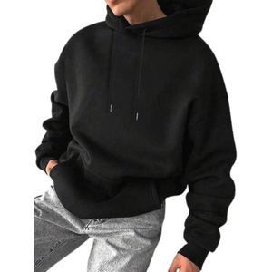 Ensemble sweat à capuche et pantalon en polaire polyester pour homme, avec logo personnalisé imprimé, survêtement décontracté d'hiver - Product Image 1