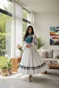 Nuevos vestidos de novia estilo moderno KUCHI, bordados a mano, estilo vintage afgano, para mujer, en varios diseños y colores. - Product Image 4