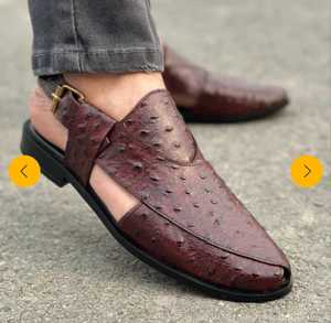 Sandalias de Cuero Hechas a Mano para Hombre, Color Marrón, Elegantes, Precio al por Mayor y MOQ Bajo, Sandalias Hechas a Mano de la Mejor Calidad 2026 - Product Image 6