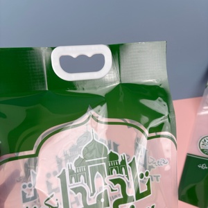 <span class=keywords><strong>Bolsa</strong></span> de Mylar Personalizada de 2 kg, 5 kg, 10 kg, Grado Alimenticio, Gran Volumen, <span class=keywords><strong>Bolsa</strong></span> de Embalaje al Vacío para Arroz, <span class=keywords><strong>Bolsa</strong></span> de Plástico para Polvo de Henna con Asa de Plástico - Product Image 3
