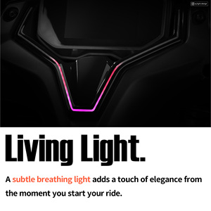 ไฟตกแต่งหน้ารถ AJ LIGHT DESIGN รุ่น AJAEROX-AML สำหรับ Aerox NVX 155 แผงหน้าปัด ไฟ RGB LED ควบคุมผ่านแอพ พร้อมไฟต้อนรับแบบไล่ระดับ - Product Image 2