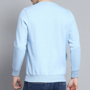 Sweat-shirt décontracté en polaire pour homme Hiver 2026 - Qualité supérieure, mélange 100% coton, coupe oversize, brodé, style streetwear, service OEM - Product Image 2