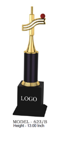 Trofeo Deportivo Portátil Chapado en Oro con Base Grabada y Diseño Impreso con UV para Reconocimiento de Premios, Metal Fundido a Presión Duradero - Product Image 5