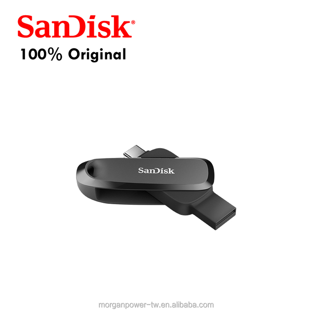 For SanDisk Dual-Interface Memory Card Compatible with Android Phones Tablets GPS & PCs-Type-C & Type-A 512G Plastic