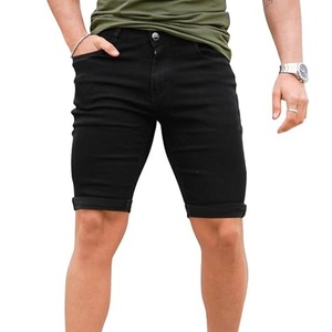 Nouveaux shorts en jean baggy pour hommes, tendance, durables, légers, élégants, coupe slim, jeans noirs, vêtements décontractés, shorts en jean - Product Image 4