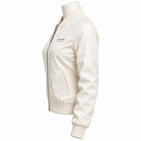 Veste bomber légère jaune tendance pour femmes, fermeture éclair, tissu respirant et chaud, service OEM