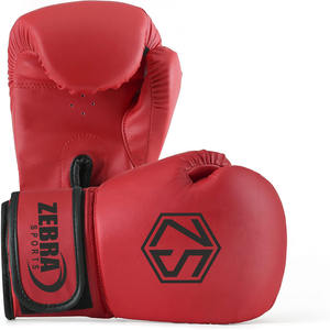 Guantes de Boxeo Zebra Sports Power Premier de Cuero para Entrenamiento Pesado, Cierre de Gancho y Bucle, Ligeros, Transpirables y Personalizables - Product Image 5