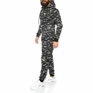 Mens Heavyweight Hoodie With Hood 500 GSM Cotton Camo Design Printed Oversized Cropped Hoodie Men Custom Tracksuit - Product Image 2
