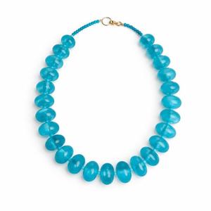 MN EXPORTS MNE-465 Women's Christian Hand-made <b>Resin</b> Natural Pearl Round Beaded Fashion Necklace India Party Wedding Occasions - Product Image 5