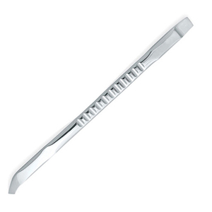 Stainless Steel Double Head Nail Cuticle Pushers Flat <b>Square</b> Tip With Grooved Handle <b>Mirror</b> Finish Reusable Cuticle Pushers - Product Image 4